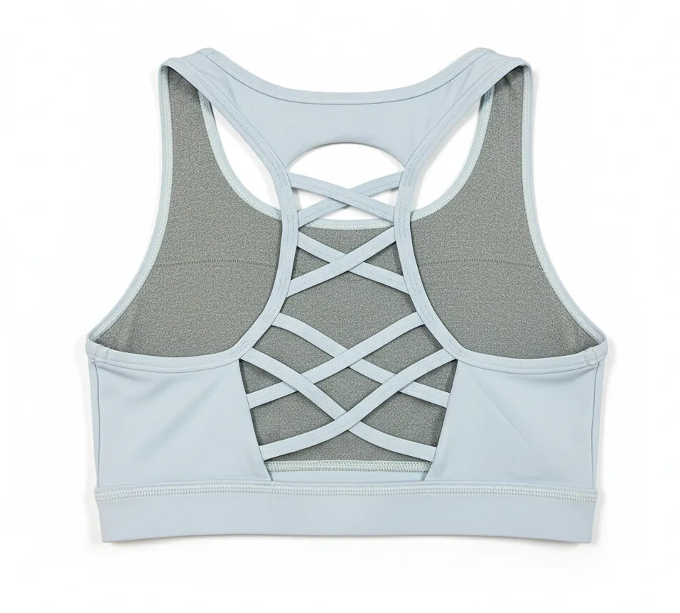 Criss Cross Back Sports Bra (2)