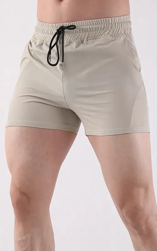 Custom Men’s Workout Shorts with Drawstring Waistband (1)