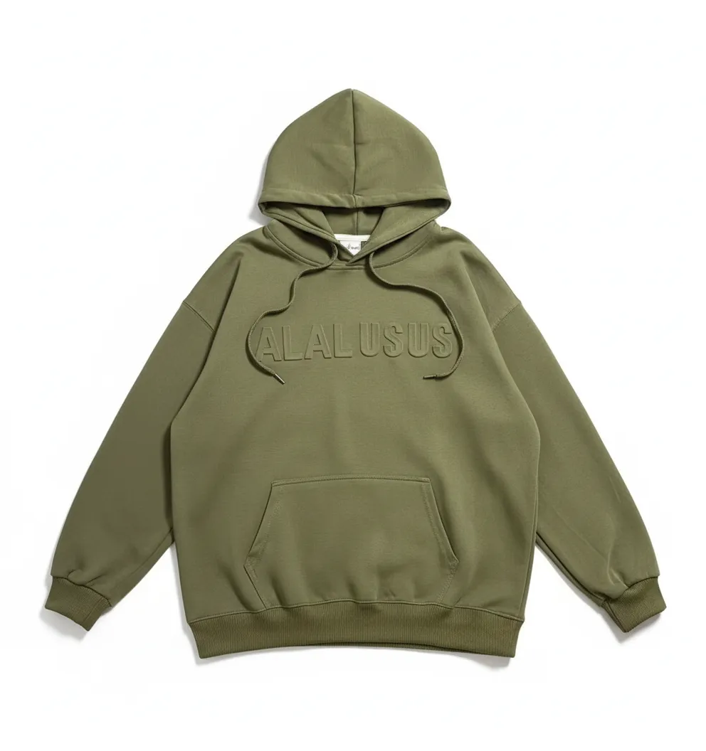 Embossed Logo Pullover Hoodie (4)
