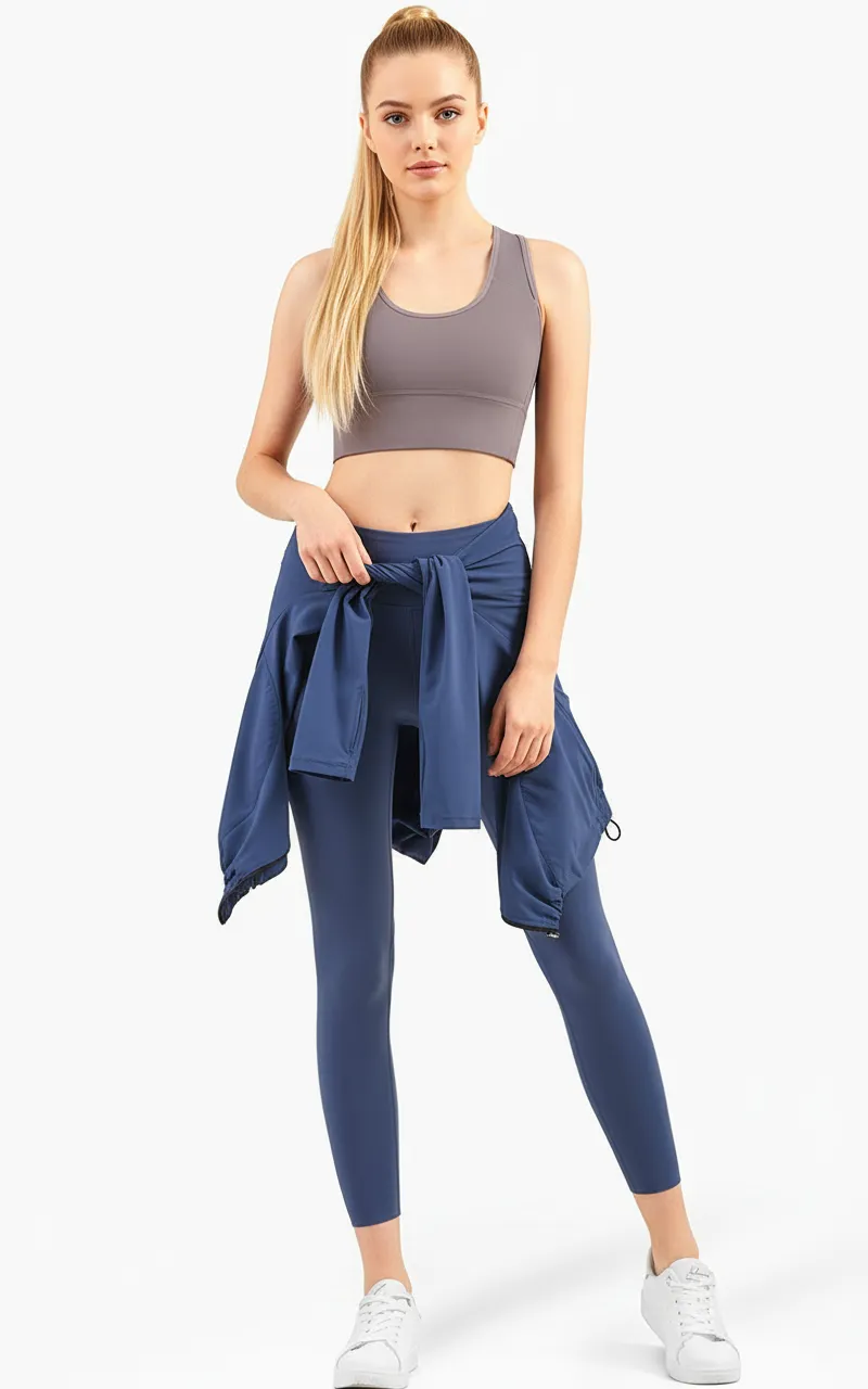 Fitness & Training Long Sleeve Jacket with Adjustable Hem (1)