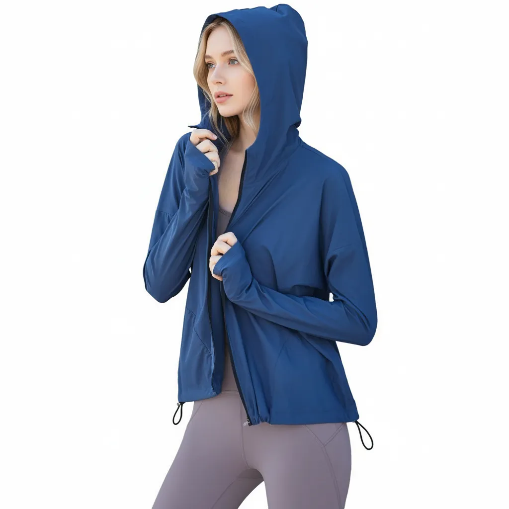 Fitness & Training Long Sleeve Jacket with Adjustable Hem (4)