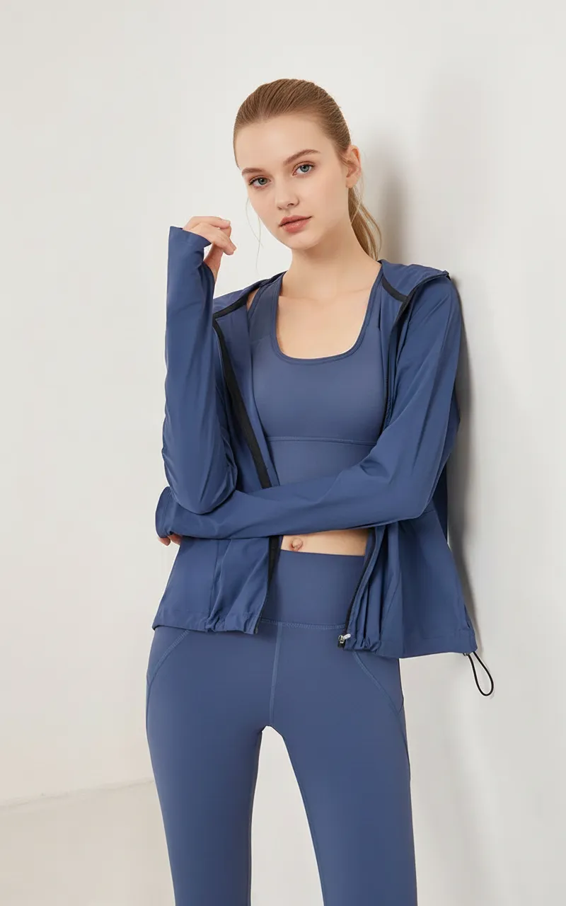 Fitness & Training Long Sleeve Jacket with Adjustable Hem (6)