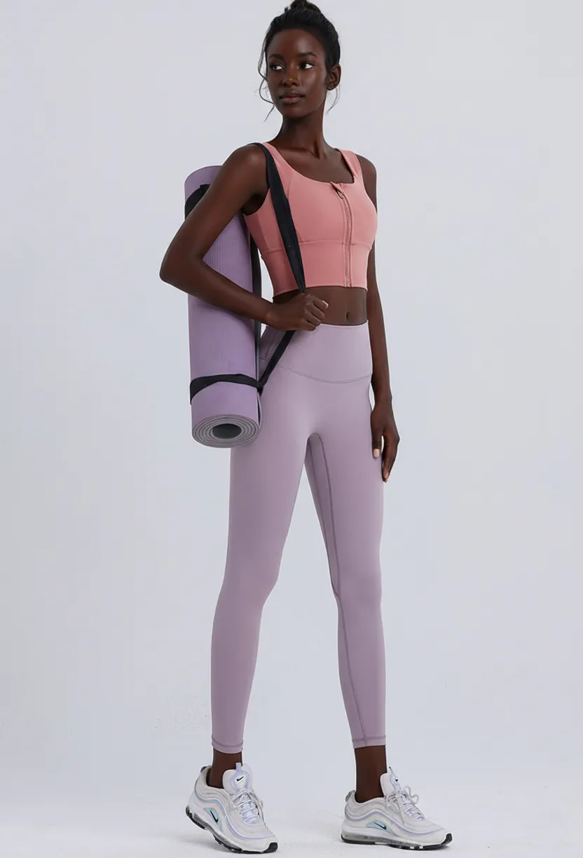 Front Zip Sports Bra (1)