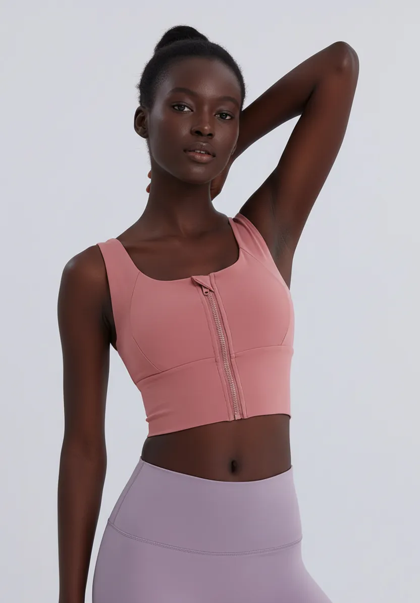 Front Zip Sports Bra (4)