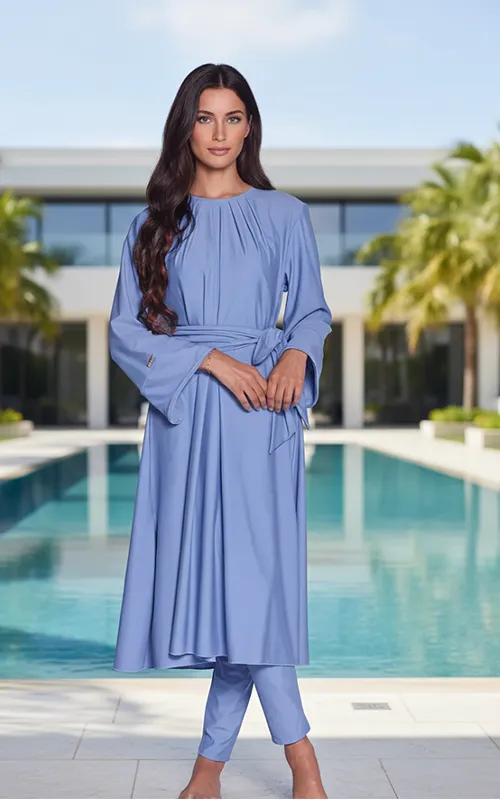 Full Coverage Hijab Muslim Swimwear Set (1)