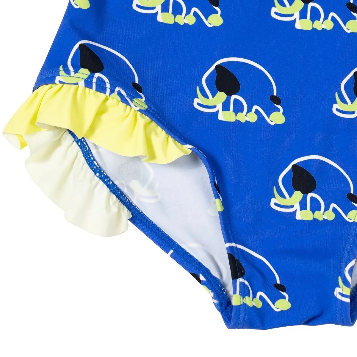 Girls Swimwear with Ruffle Hem (3)