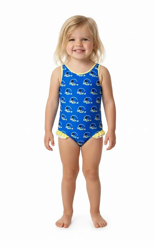 Girls Swimwear with Ruffle Hem (6)