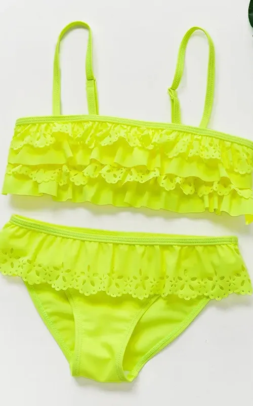 Girls Two-Piece Swimsuit with Laser (6)