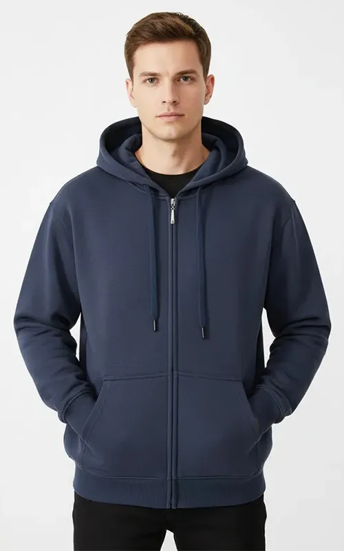 Men's Classic Zip-Up Hoodie (2)