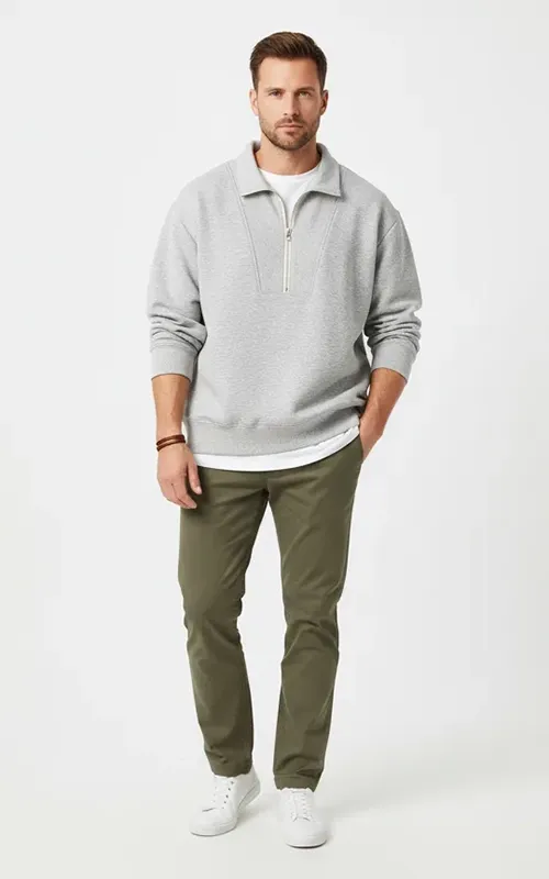 Mens-Half-Zip-Scuba-Sweatshirt-1