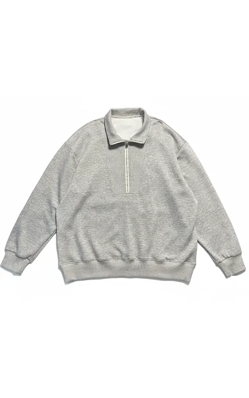 Men’s Half Zip Scuba Sweatshirt (2)