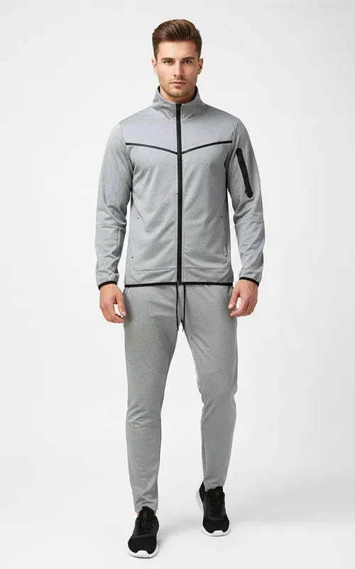 Men's Slim Fit Jogger Track Suit (4)