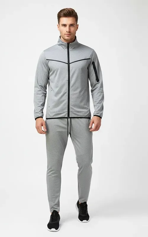 Men's Slim Fit Jogger Track Suit (4)