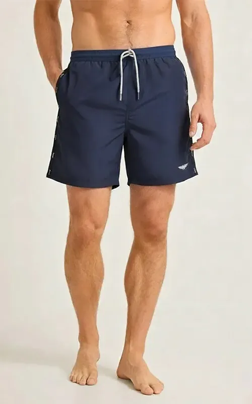 Mens Swim Shorts with Side Tape (1)
