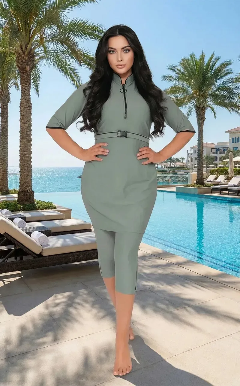 Modest Slim Fit Burkini for Women (11)