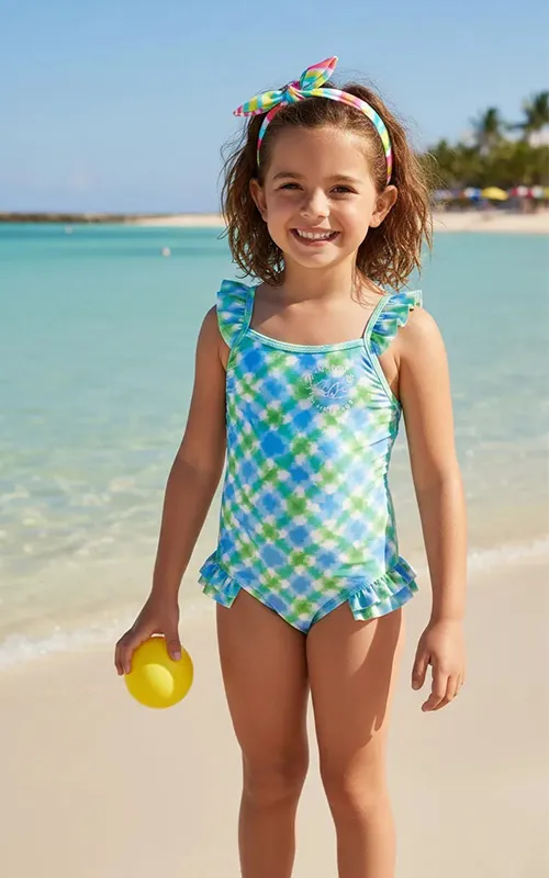 Ruffle One Piece Swimsuit (3)