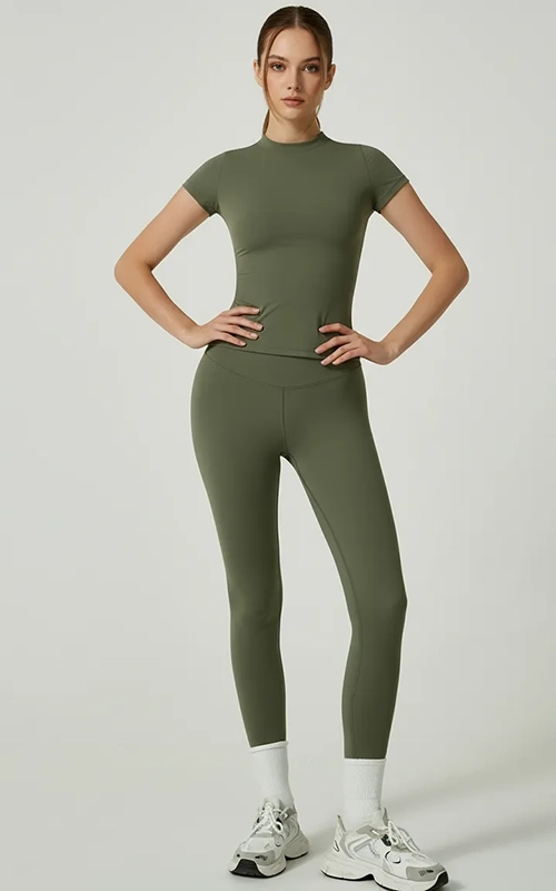 Short Sleeve Yoga Set (2)