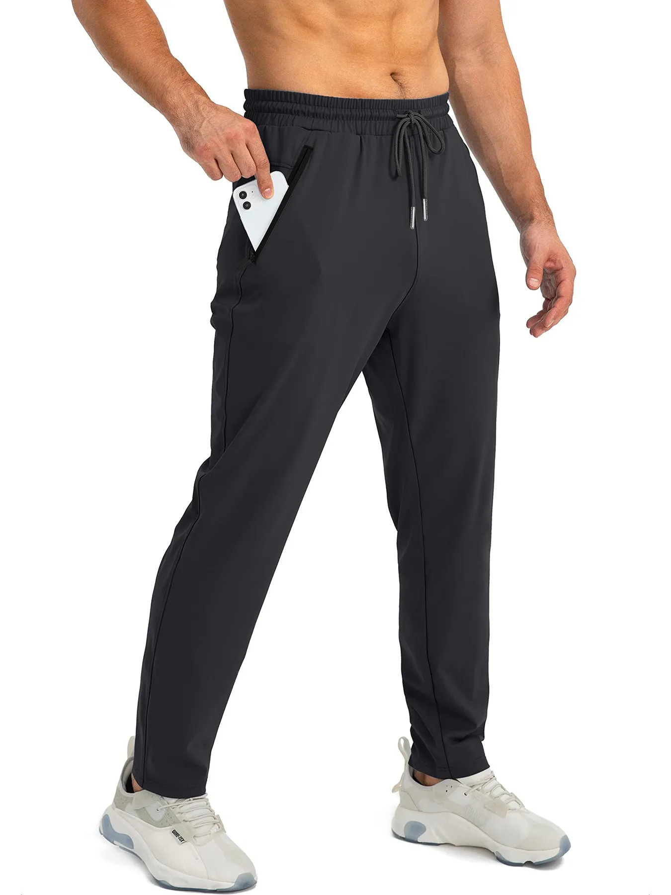 Slim Fit Zipper Pocket Men’s Joggers (1)