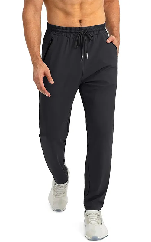 Slim Fit Zipper Pocket Men’s Joggers (3)