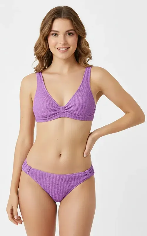 Textured fabric Bikini Set (1)