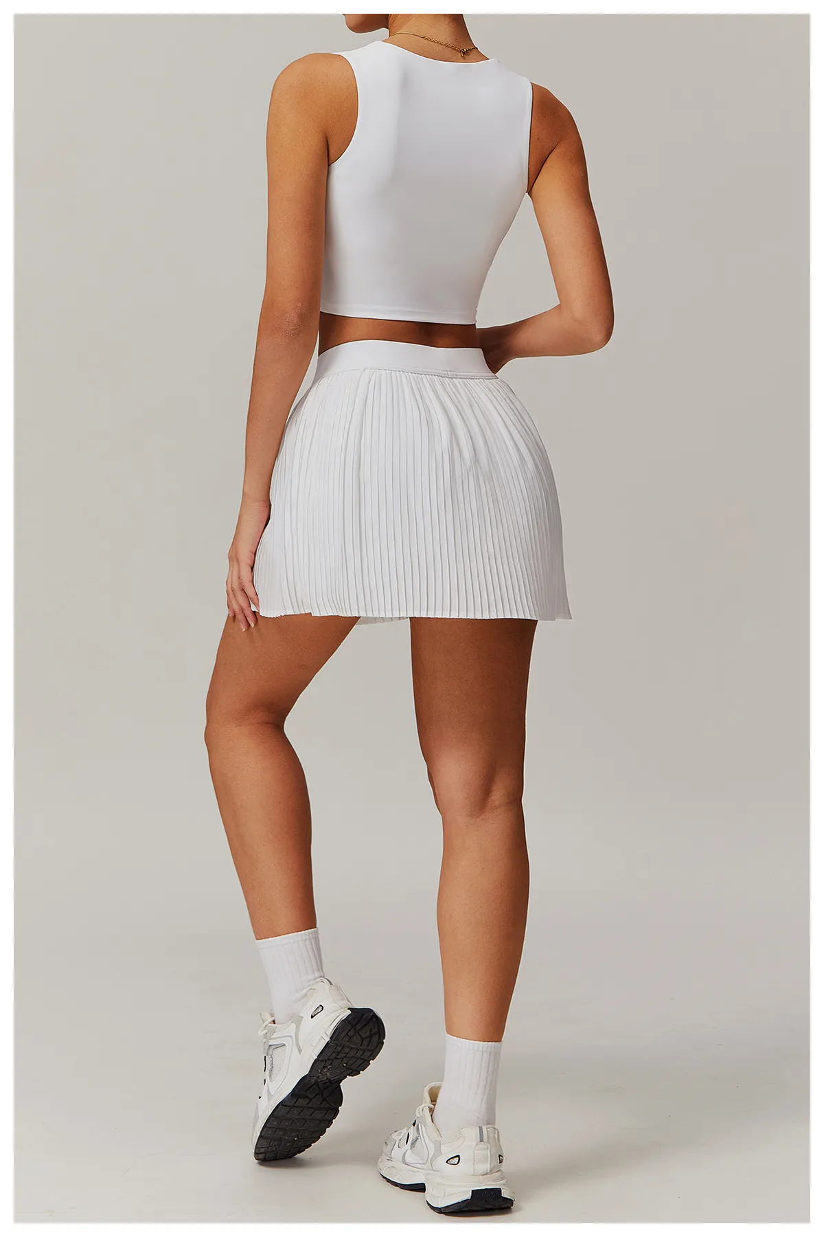 Women’s Active Tennis Skirt Set (5)