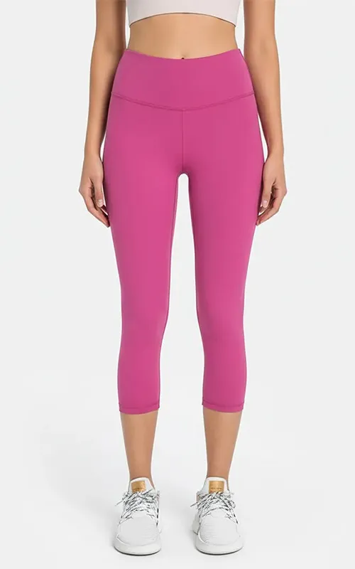 Women’s High Waist Capri Leggings (3)