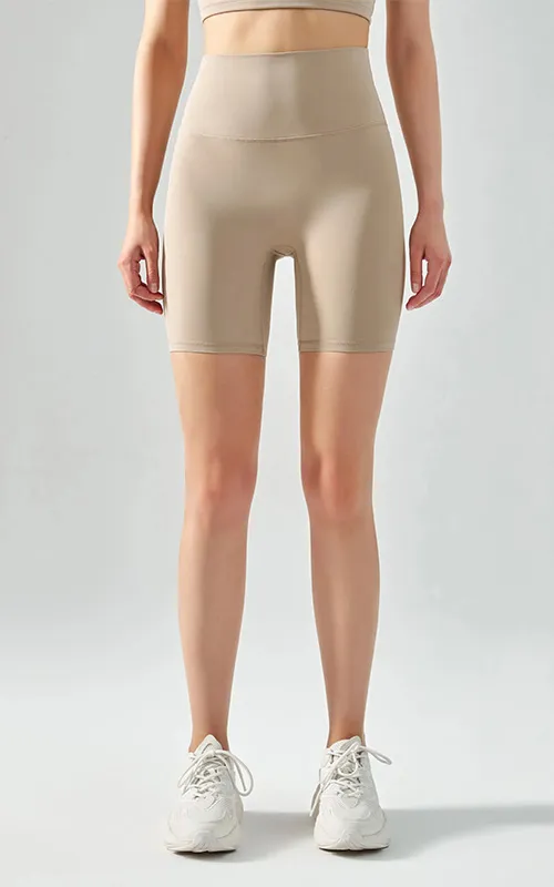 Women’s High Waist Yoga Shorts (4)