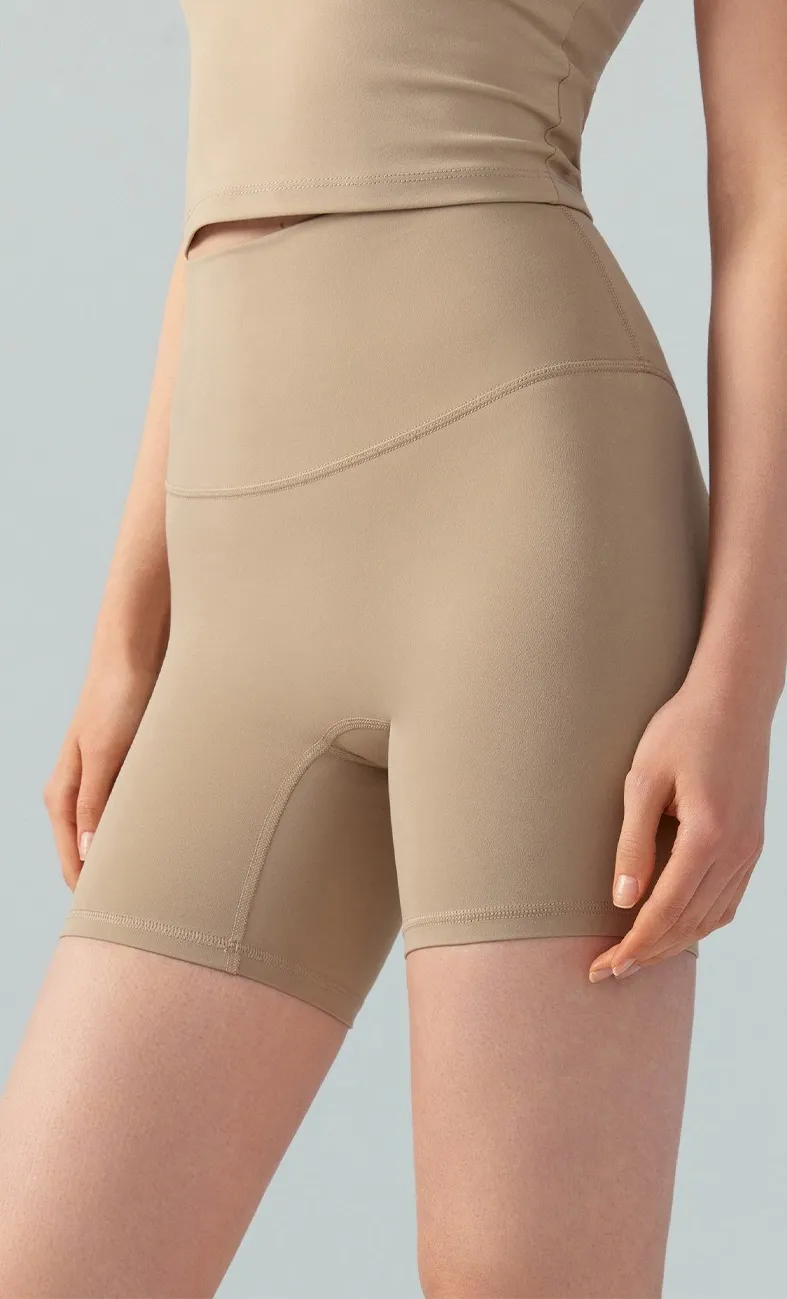 Women’s High Waist Yoga Shorts (6)