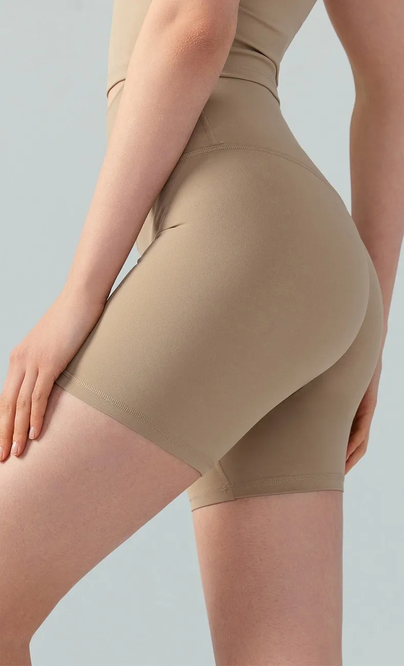 Women’s High Waist Yoga Shorts (7)