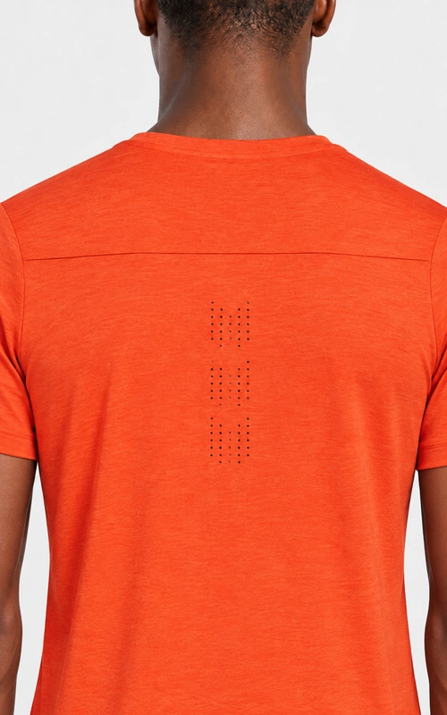Men’s Bonded Running T-Shirt with Laser-Cut Back Vents