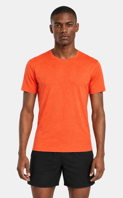 Men’s Bonded Running T-Shirt with Laser-Cut Back Vents - photo 2