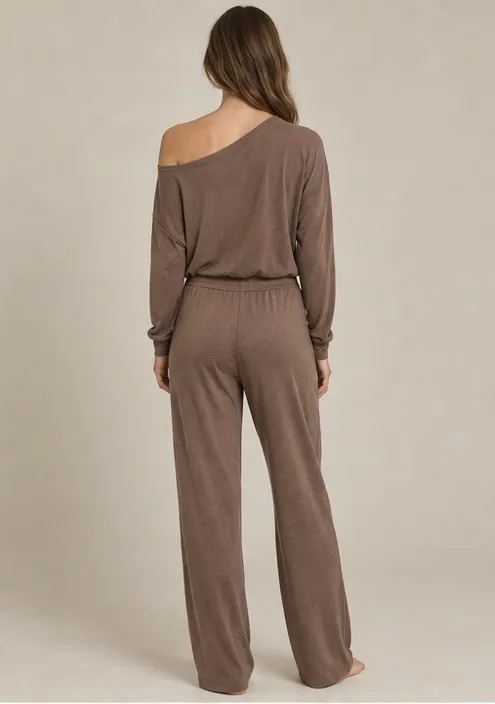 Women’s Asymmetric Long Sleeve Sport Lounge Set