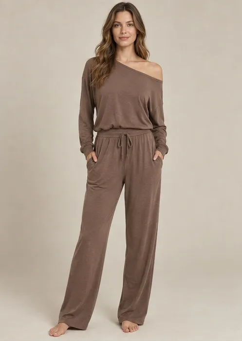 Women’s Asymmetric Long Sleeve Sport Lounge Set - photo 4